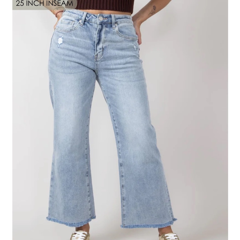 Classic Blue Flare Wide Leg Jean’s